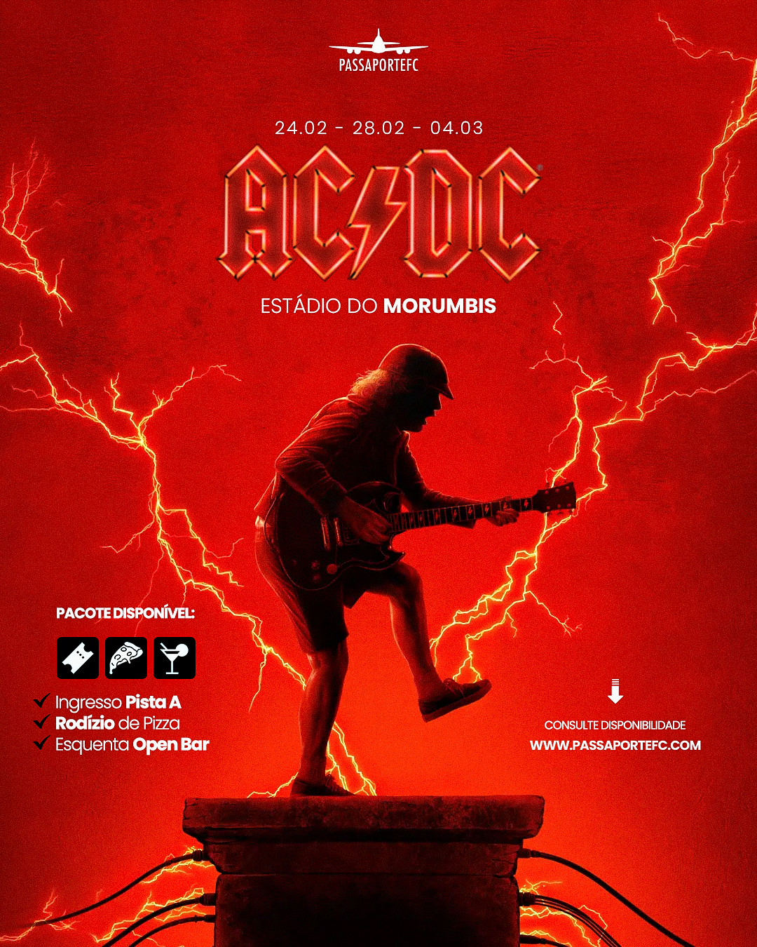 AC/DC PWR UP TOUR - 28/02/2026 - Esquenta + Pista A